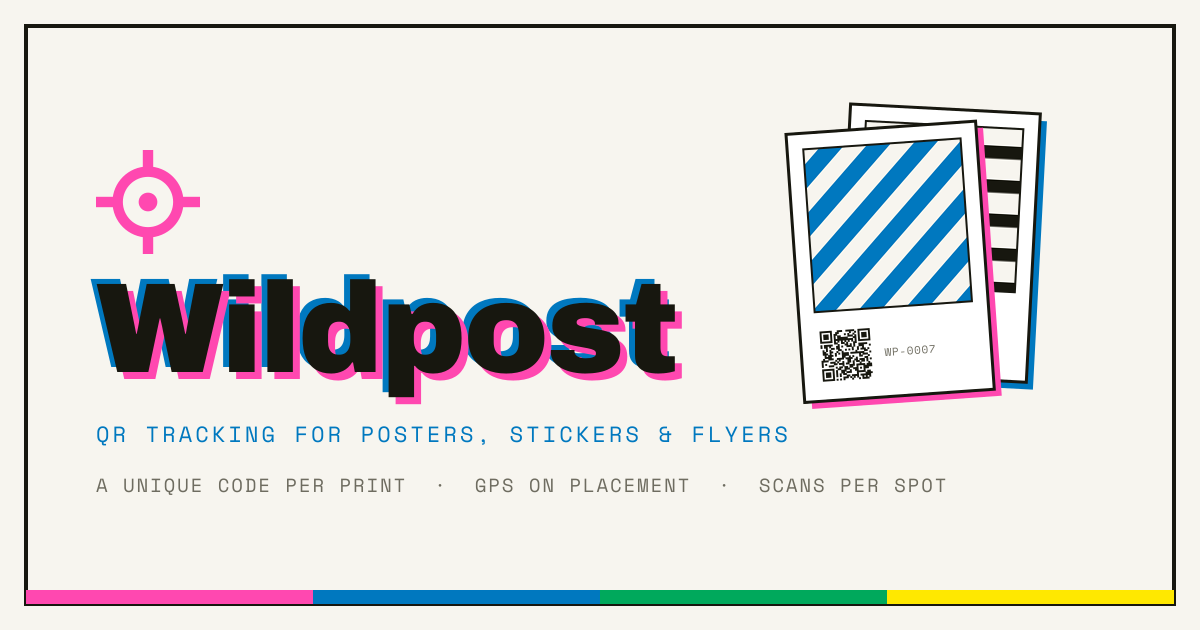 I built a tool to track QR sticker scans per location, then tested it with 60 stickers around my cit
